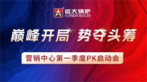 遠大鍋爐召開 2025 年第一季度 PK 啟動會
