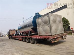 WNS型6吨燃油气蒸汽锅炉发往山东济南