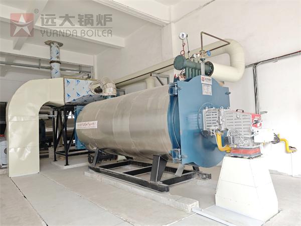 印尼WNS6吨燃气蒸汽锅炉，1400KW导热油锅炉