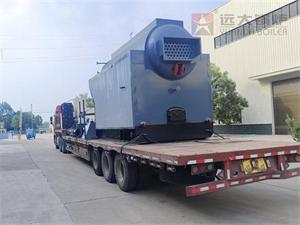 DZH型2吨生物质颗粒蒸汽锅炉出口卢旺达