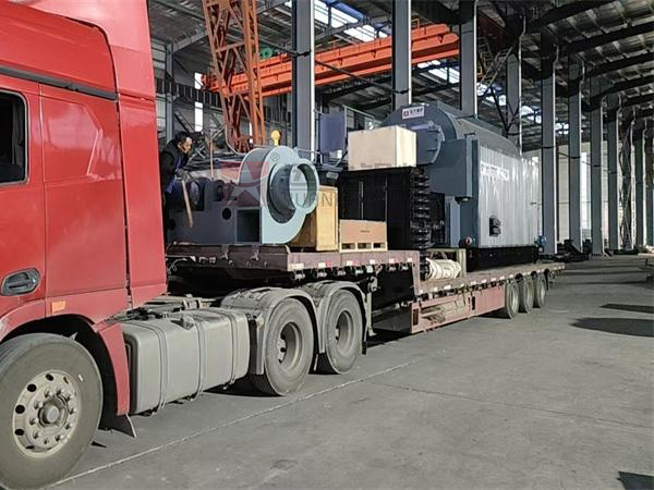 DZL型4吨生物质颗粒蒸汽锅炉发往贵州黔东南