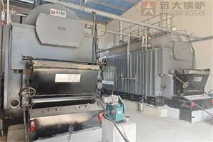 浙江酿造企业DZL型4吨生物质颗粒蒸汽锅炉