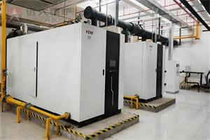 上海一超市2台YDB型1.4MW燃气真空热水锅炉