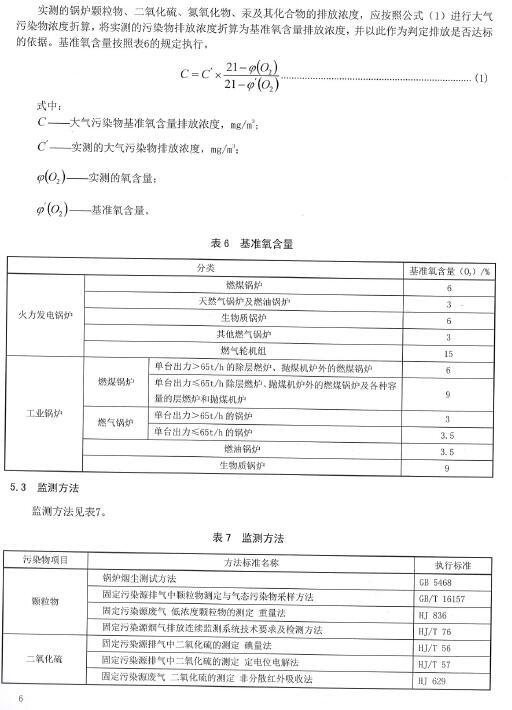 鍋爐大氣污染物排放標(biāo)準(zhǔn)